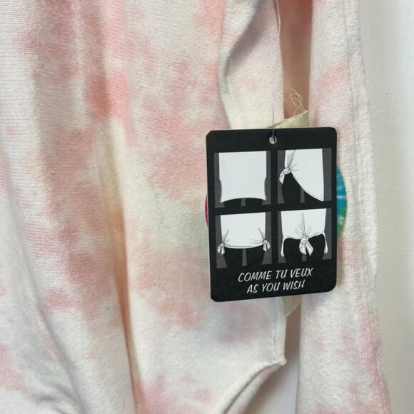 NWT Cloth by Design Pink Tie Dye Knot Tunic Top - Picture 6 of 10